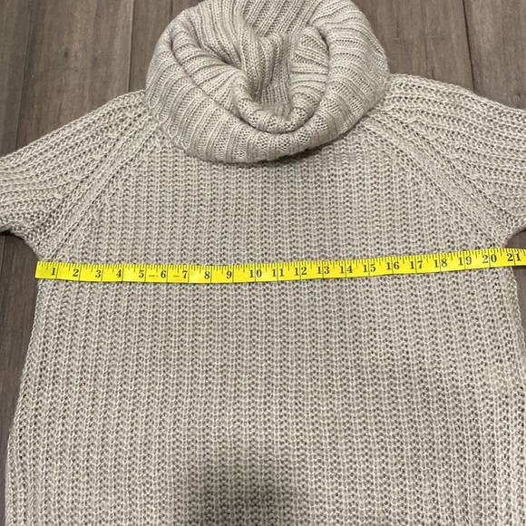 Dreamers oversized sweater turtleneck‎ beige C7354 - Picture 5 of 6